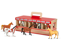 Load image into Gallery viewer, Take-Along Show-Horse Stable
