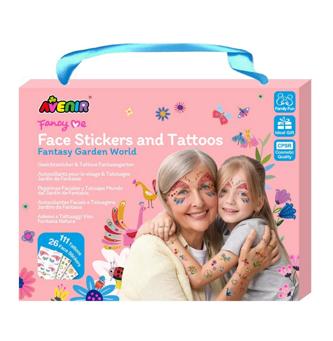 Face Stickers and Tattoos - Fantasy Garden World