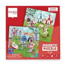 Load image into Gallery viewer, Magnetic Puzzle Book To Go - Knights
