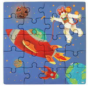 Magnetic Puzzle Book To Go - Space