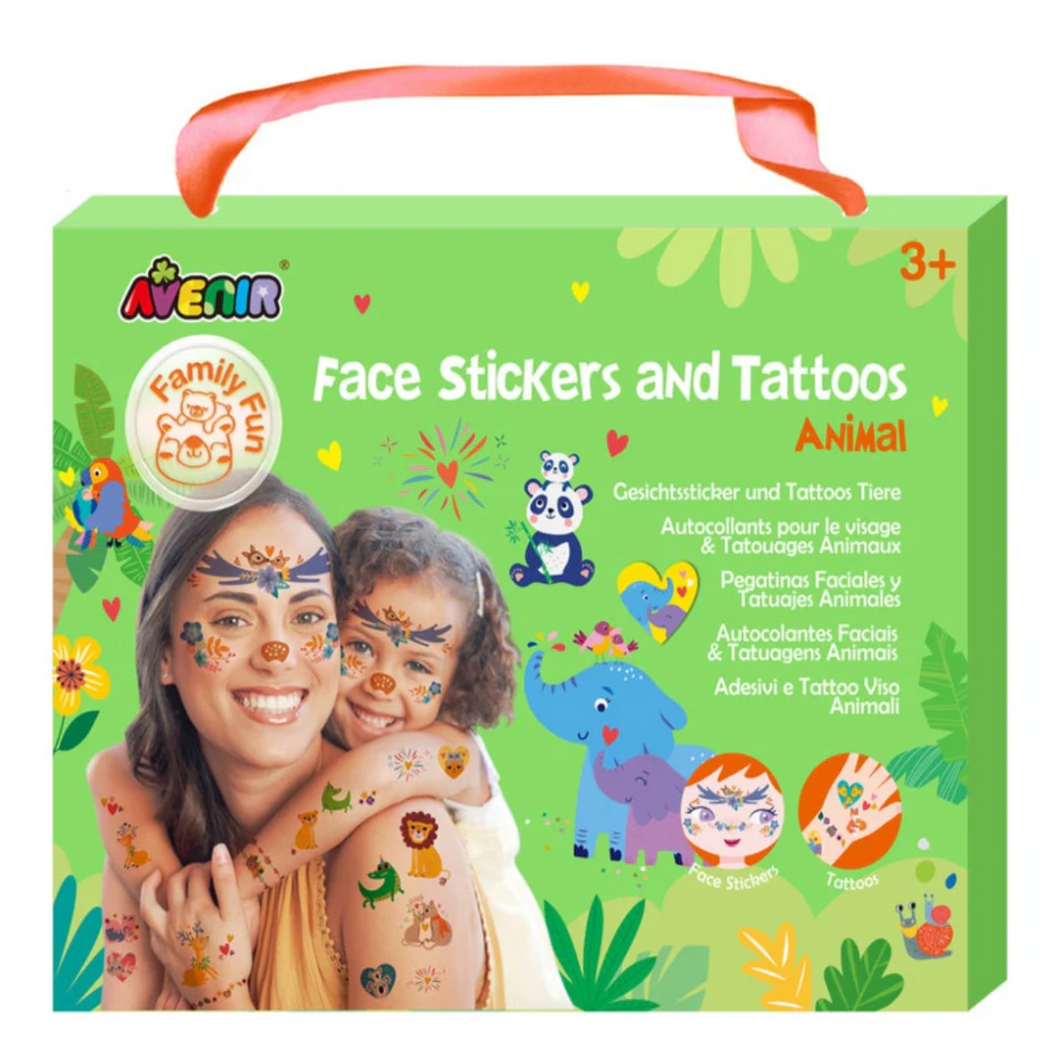 Face Stickers and Tattoos - Animal