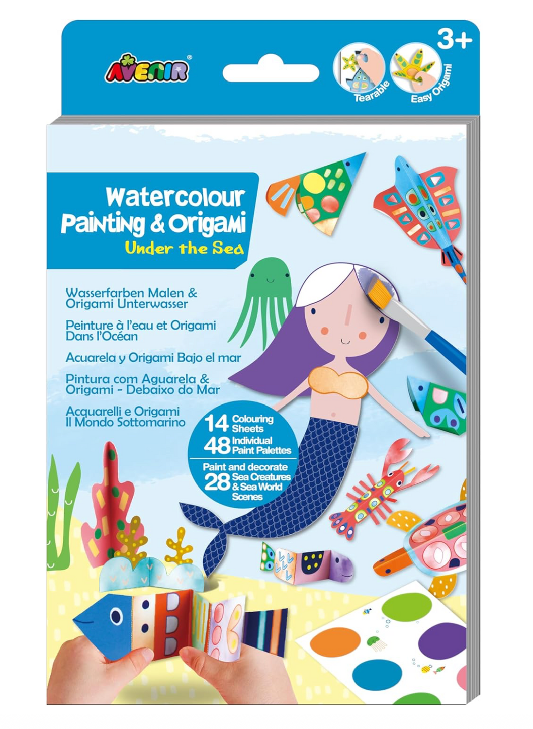 Watercolour Painting & Origami Set - Under the Sea