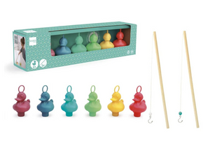 Set Of 6 Fishing Ducks - Coral Reef