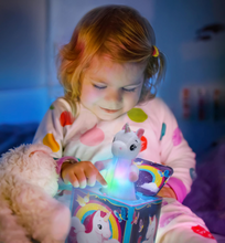 Load image into Gallery viewer, Pop and Glow Unicorn Jack in the Box
