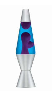 Lava Lamp - Purple / Blue / Silver
