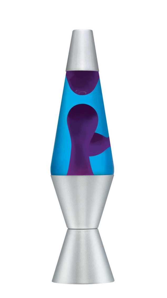 Lava Lamp - Purple / Blue / Silver