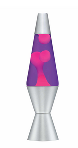 Lava Lamp - Purple / Pink / Silver