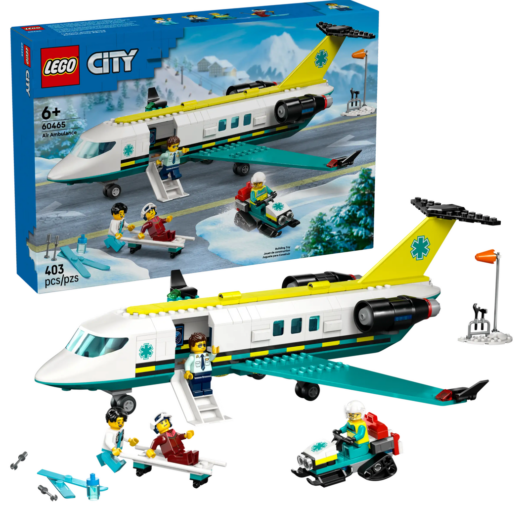 Emergency Air Ambulance Airplane Lego