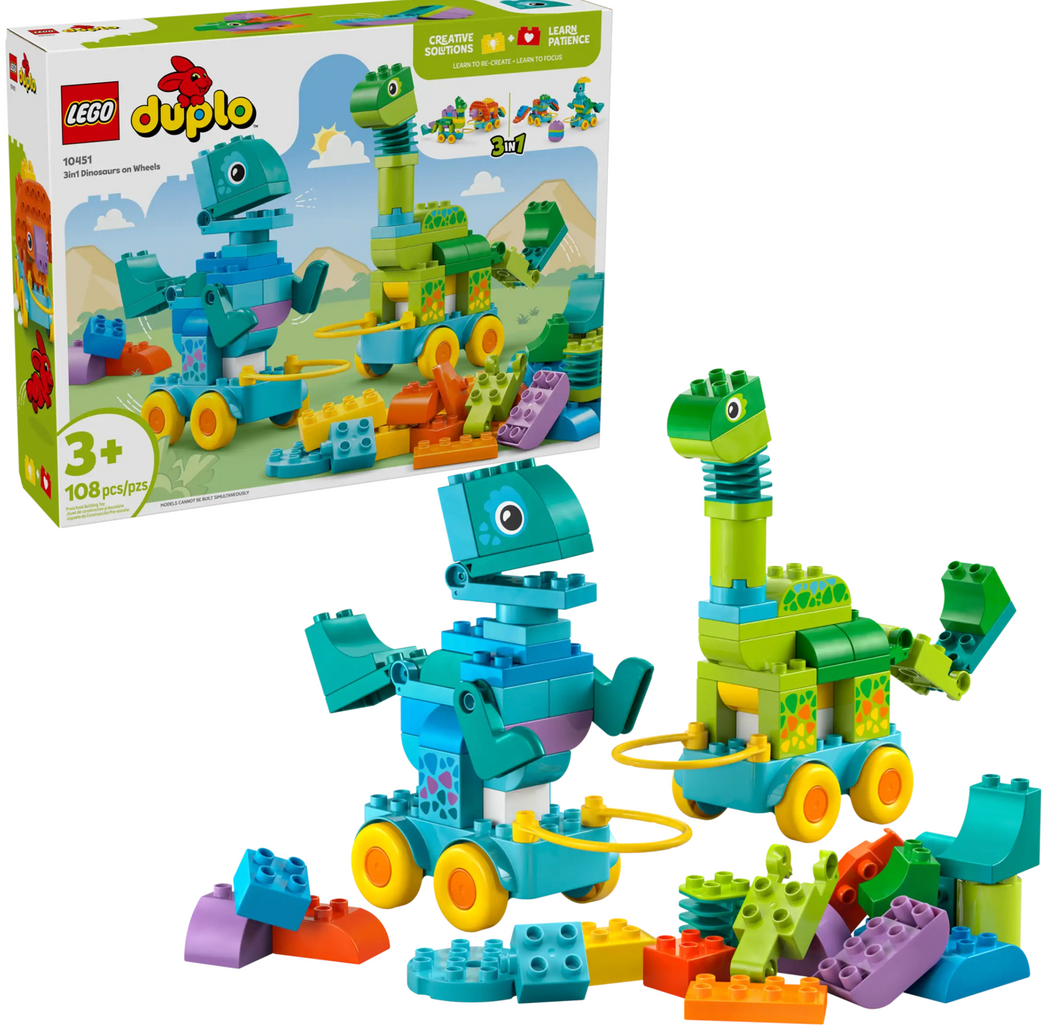 Duplo 3in1 Dinosaurs on Wheels
