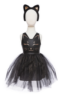 Black Cat Dress with Headband