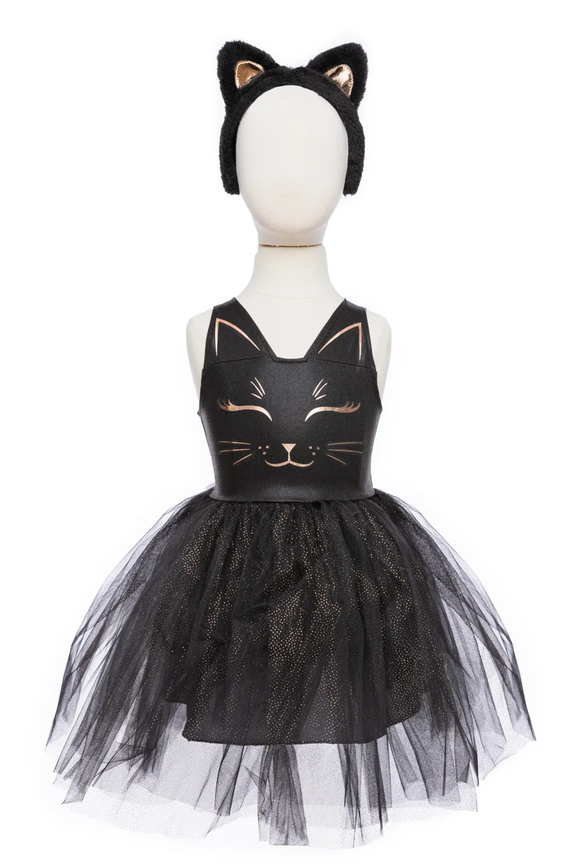 Black Cat Dress with Headband