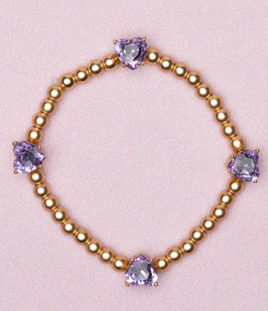 Boutique Chic Amethyst Love Bracelet