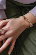 Load image into Gallery viewer, Boutique Chic Amethyst Love Bracelet

