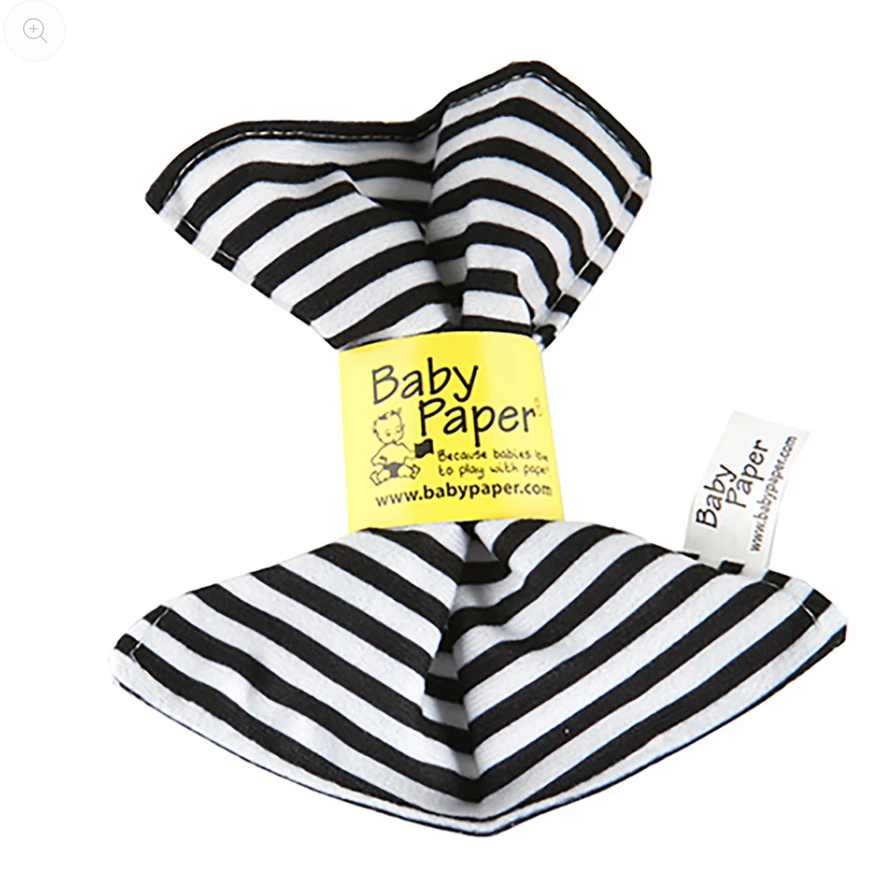 Black/White Stripe Pattern Baby Paper