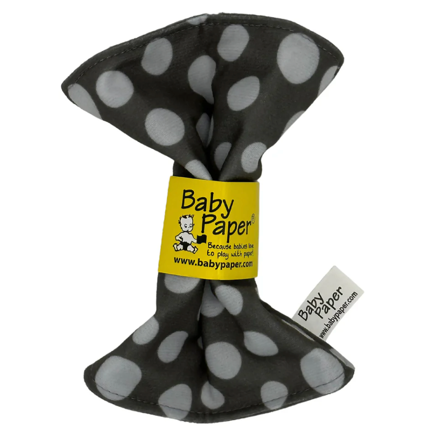 Gray Dots Pattern Baby Paper
