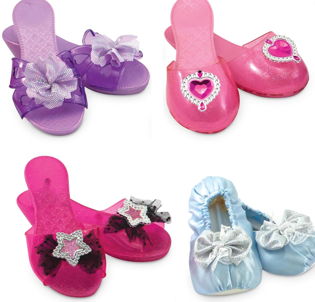 Dress-Up Shoes Set for Kids (4 Pairs)