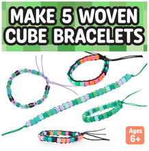 Load image into Gallery viewer, Mini Kit Woven Cube Bracelets
