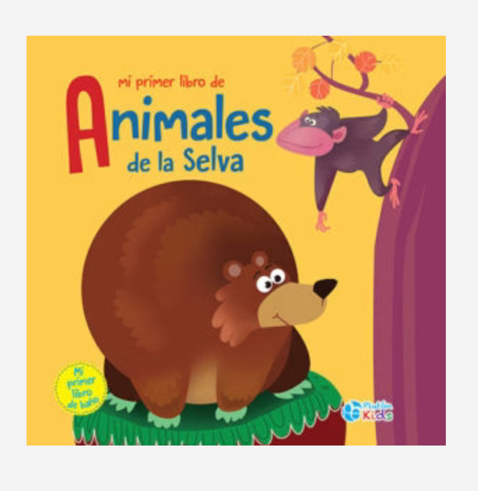Animales de la Selva - Libro Para el Baño
