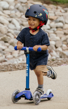 Load image into Gallery viewer, Micro Mini Led Scooter (Blue/White)
