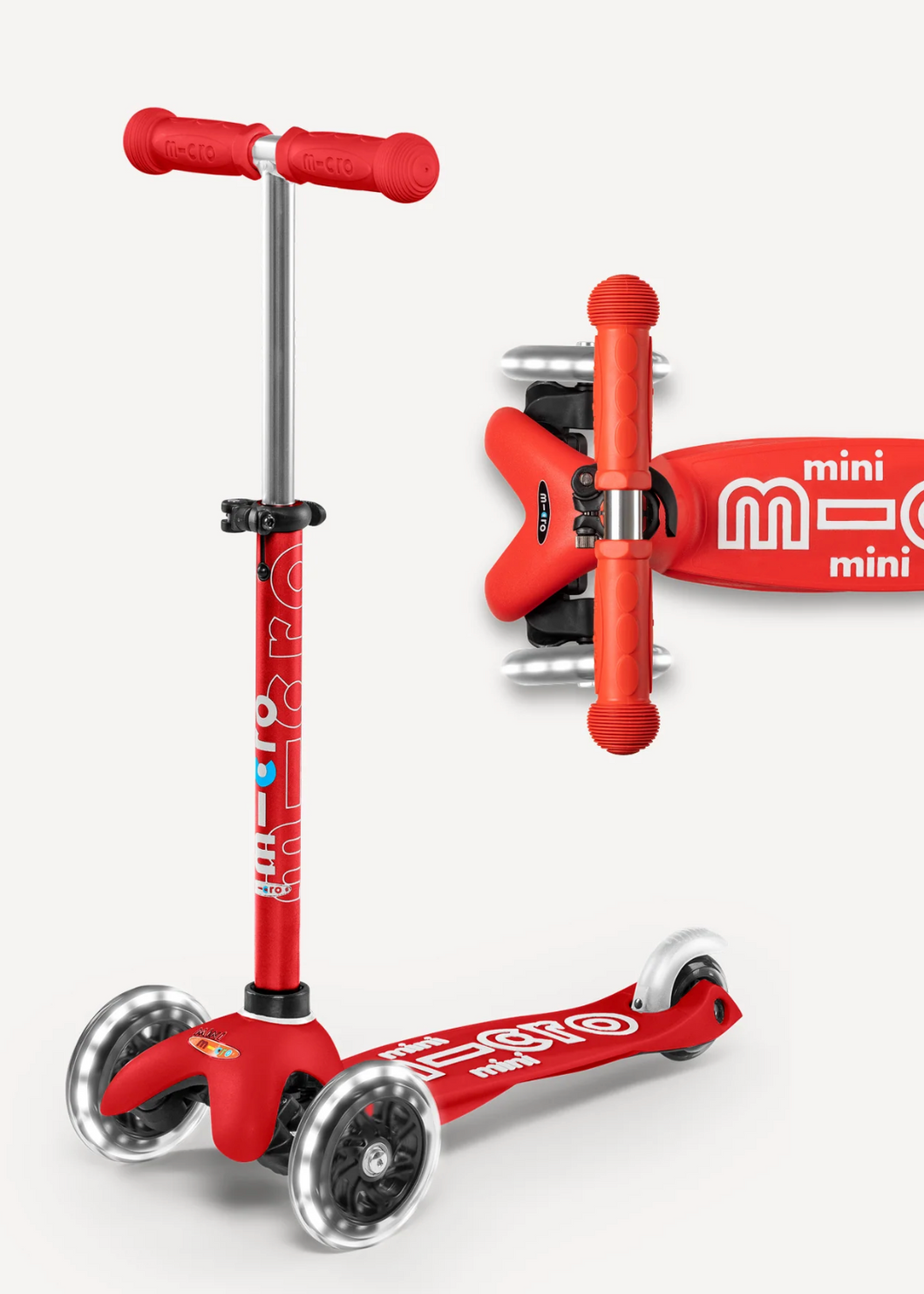 Micro Mini LED Scooter (Red)