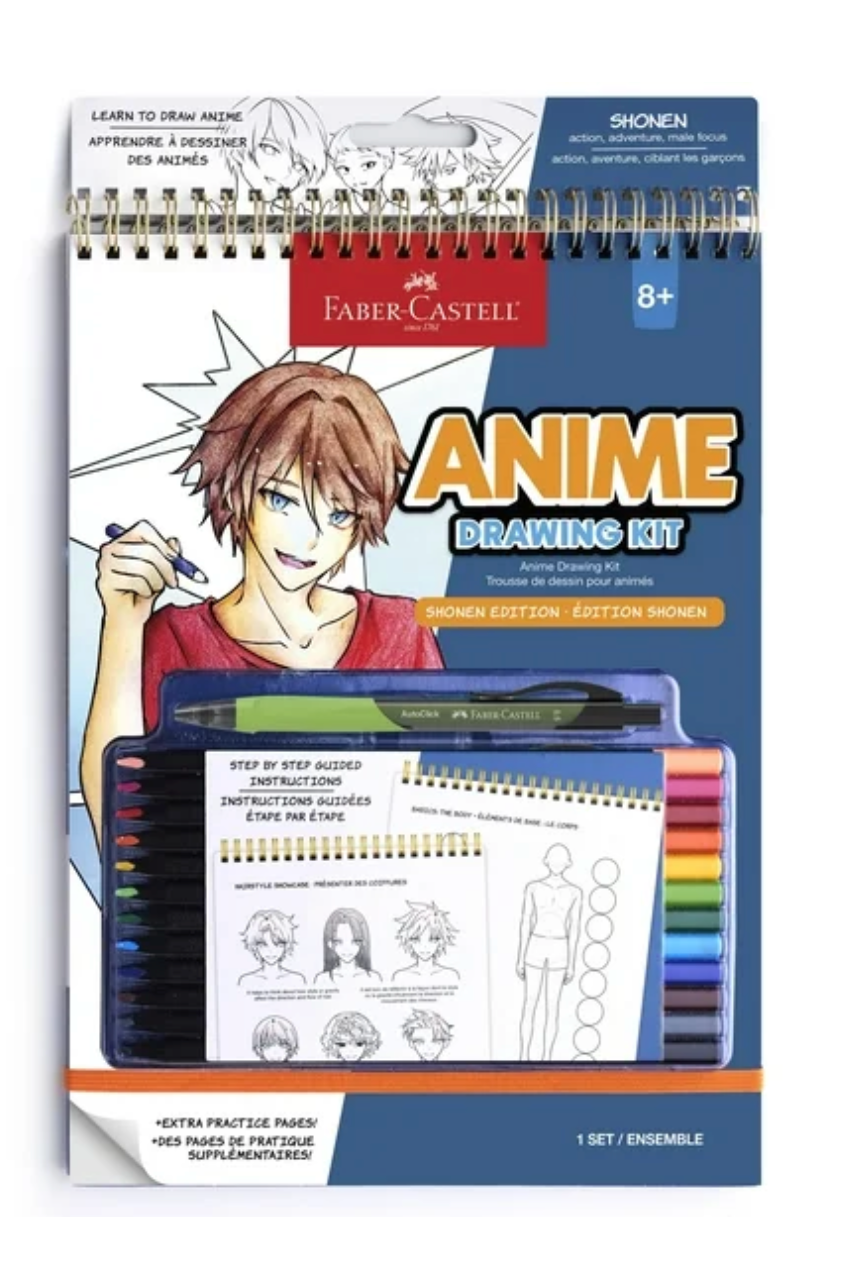 Anime Drawing Kit: Shonen Edition