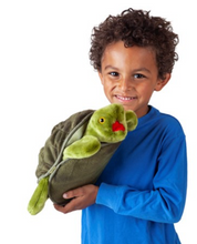 Load image into Gallery viewer, Turtle Puppet

