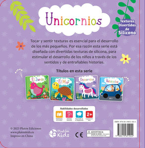 Unicornios Texturas Divertidas d Silicona