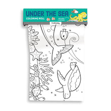 Load image into Gallery viewer, Under The Sea Mini Coloring Roll
