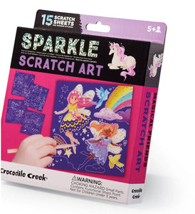 Sparkle Scratch Art: Magical Friends