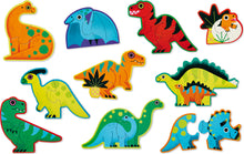 Load image into Gallery viewer, Let&#39;s Begin: Dinosaurs - 2 Pc 10 in 1 Puzzle
