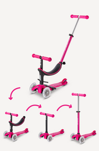 Mini2Grow LED Wheels- 4in1 Scooter