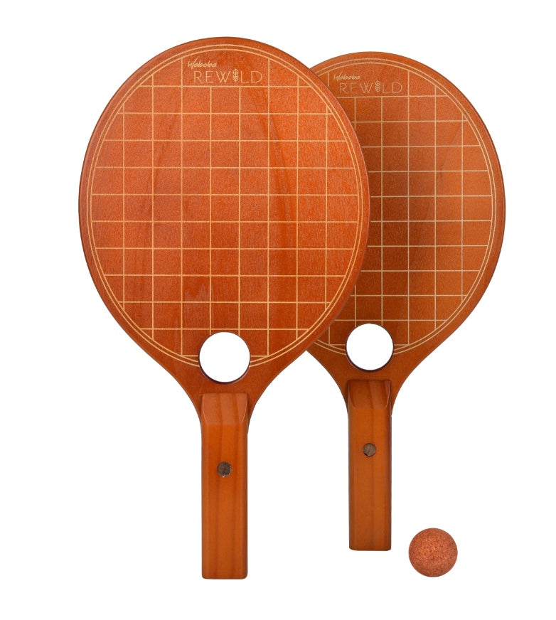 ReWild Eco-Friendly Paddle Ball Set