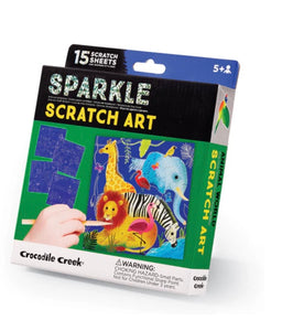 Jungle Sparkle Scratch Art