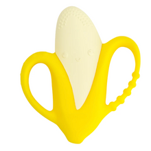 Load image into Gallery viewer, Lil Nibbles Textured Silicone Teether Banana
