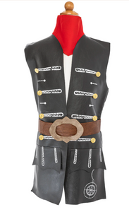 Skully Pirate Vest, Belt & Scarf