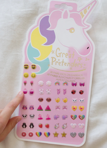 Unicorn Sticker Earrings