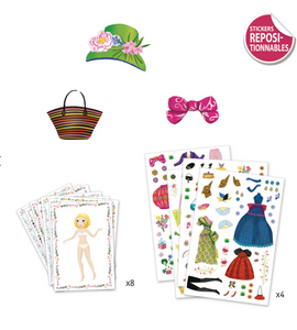 Too Fashionable Stickers And Paper Dolls