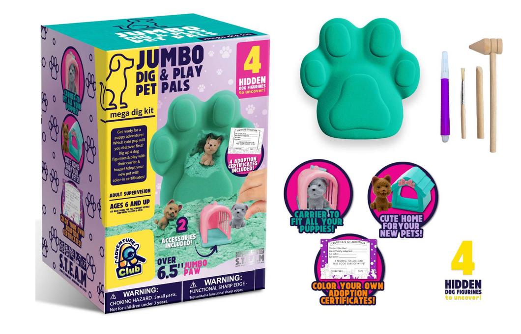 Jumbo Dig & Play Pet Pals Kits