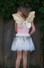 Load image into Gallery viewer, Gracious Gold Sequins Skirt, Wings, &amp; Wand
