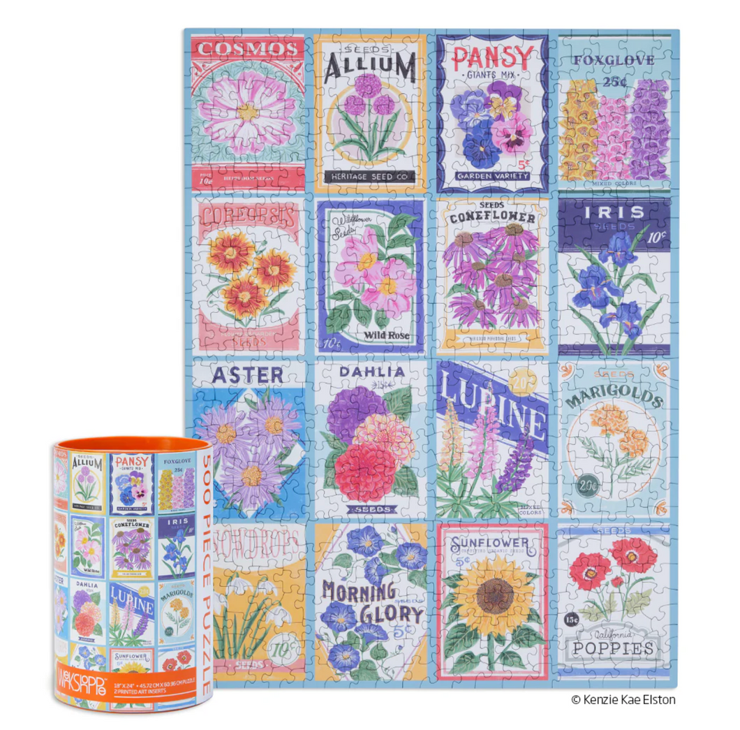 Seed Packets 500 Piece Puzzle