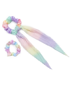 Pastel Rainbow Scrunchie