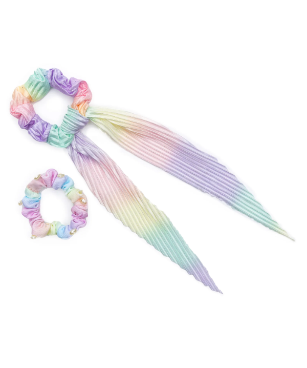 Pastel Rainbow Scrunchie