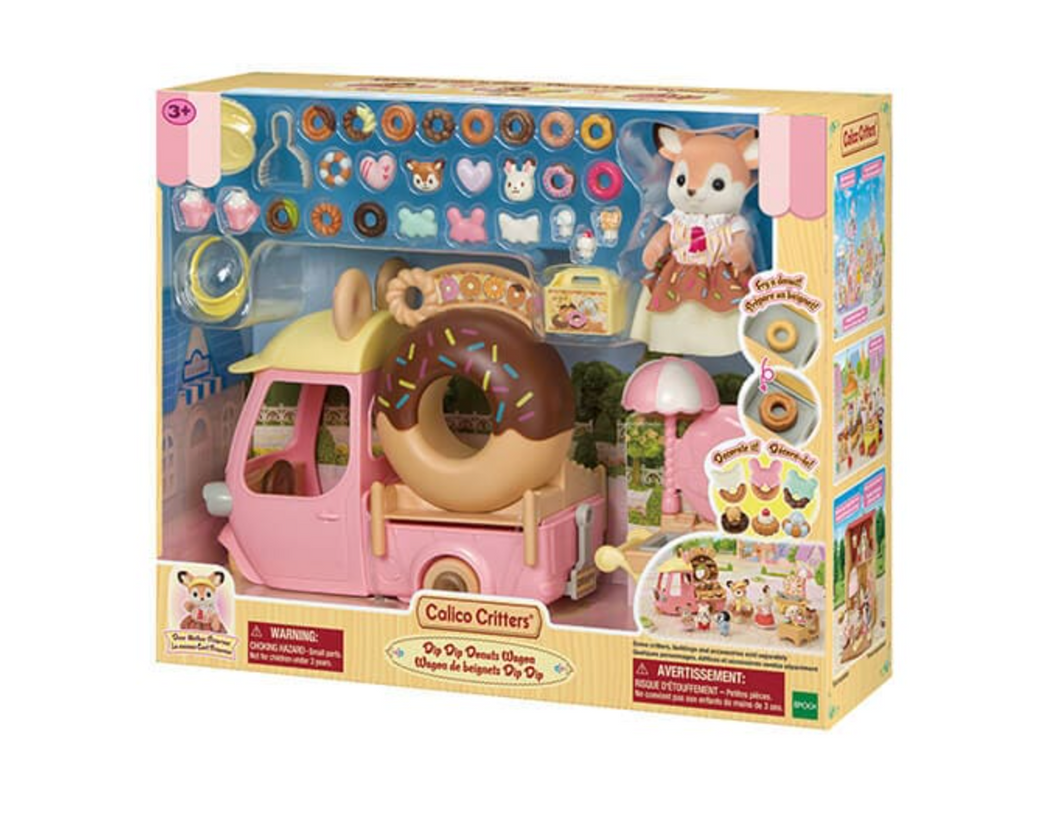 Calico Critters Dip Dip Donuts Wagon