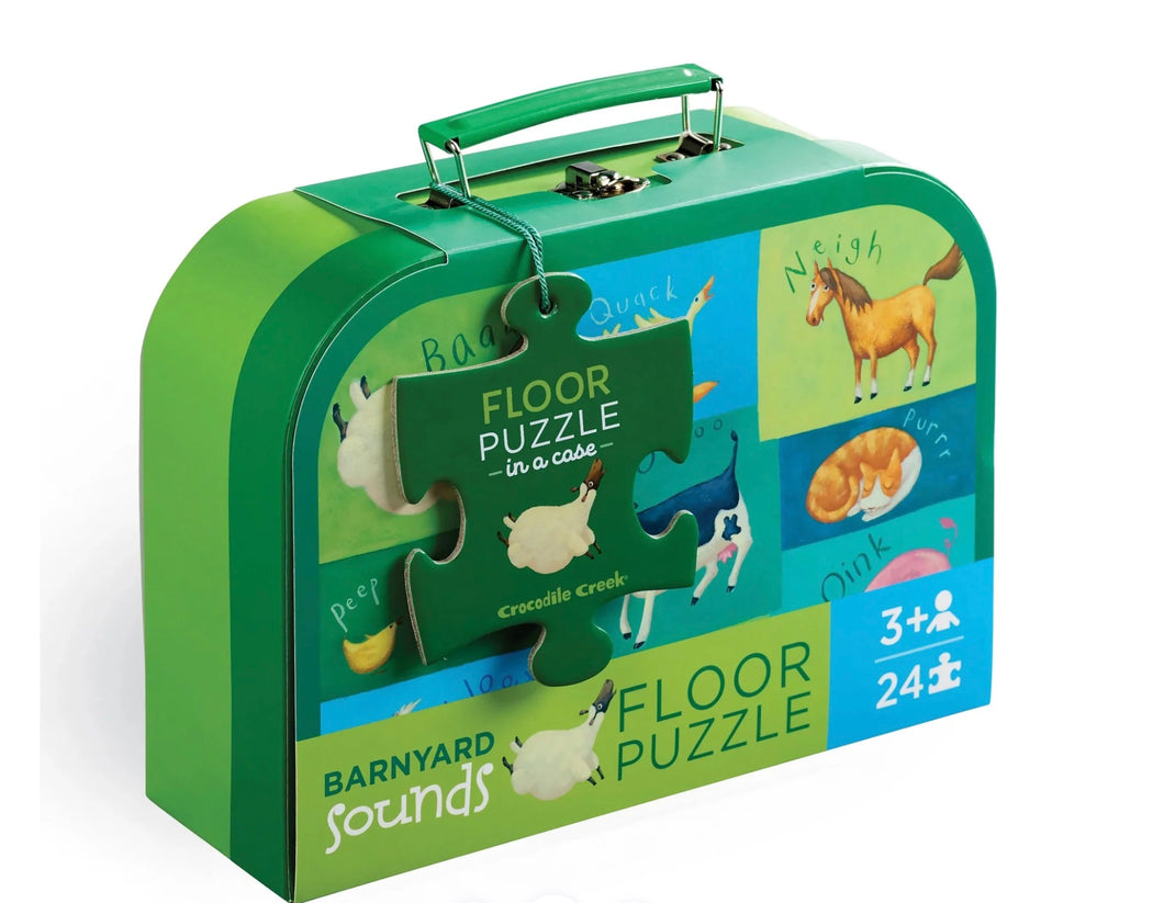 Puzzle in a Case - Barnyard Sound 24PC Puzzle