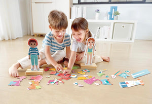 Magnetic Seasons Dress Up Wooden Puzzle