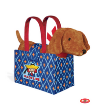 Load image into Gallery viewer, Genevieve the Dog in Madeline Tote Bag
