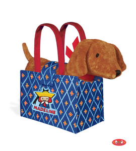 Genevieve the Dog in Madeline Tote Bag