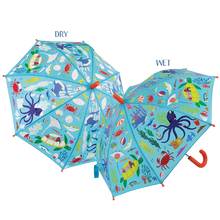 Load image into Gallery viewer, Colour Changing Umbrella - Ocean
