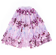 Load image into Gallery viewer, The 5th Avenue Purple Pailette Cape
