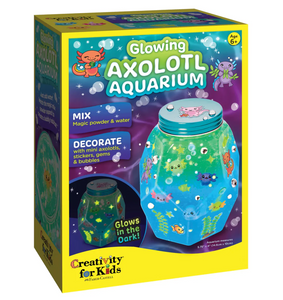 Glowing Axolotl Aquarium